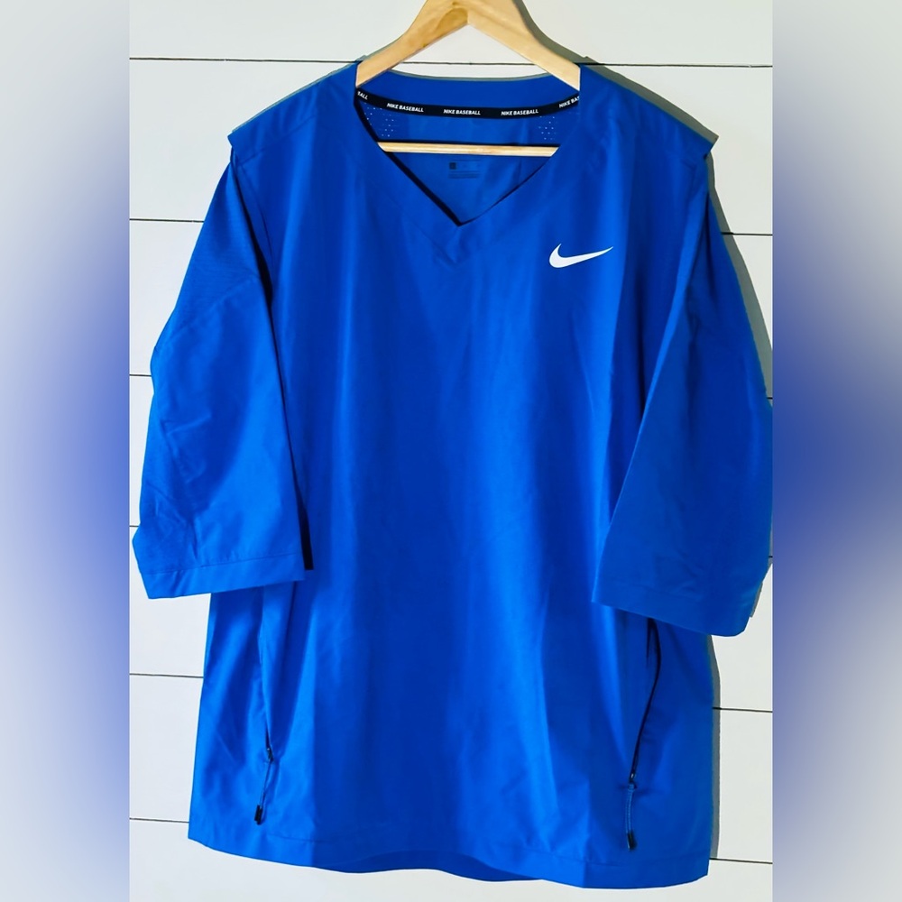 Nike Large Blue Baseball Jersey. Sport, cool, spring, summer, unisex.